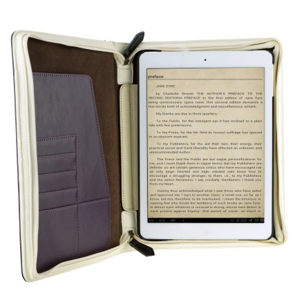Apple iPad 5 Air Handmade Faux Leather Classic Book Series Case