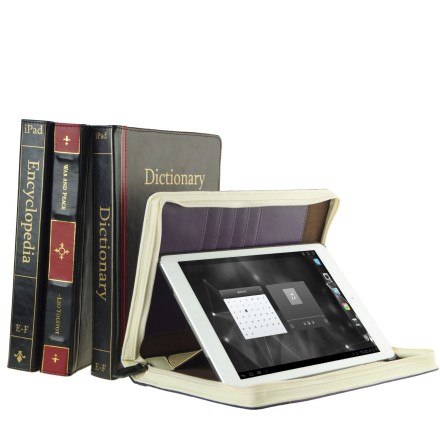 Apple iPad 5 Air Handmade Faux Leather Classic Book Series Case