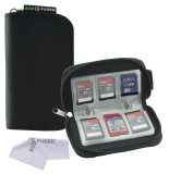 Memory Card Carrying Case for SDHC and SD Cards – 22 Slots